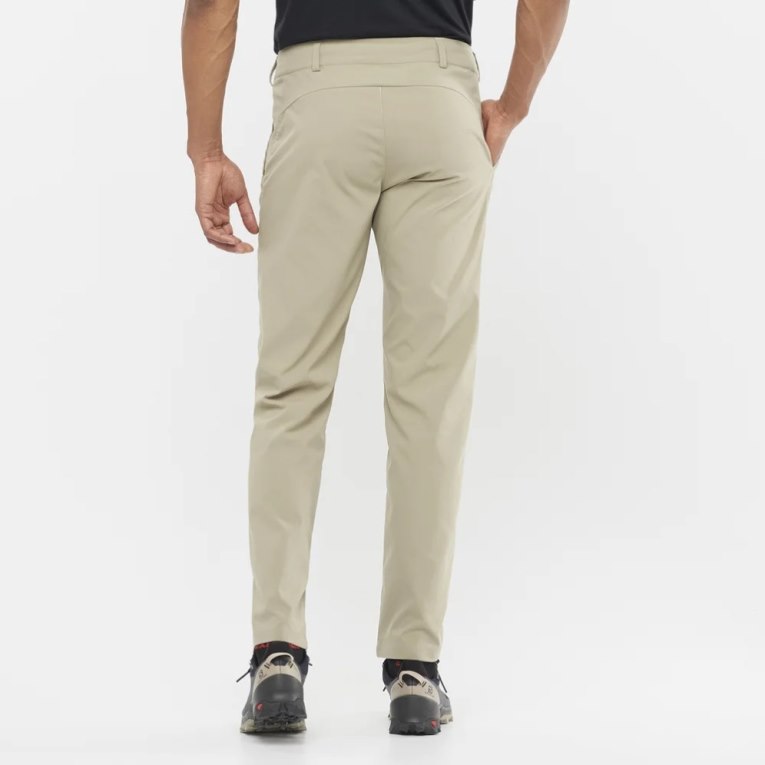 Beige Salomon Wayfarer City Men's Sport Pants | PH 82405E